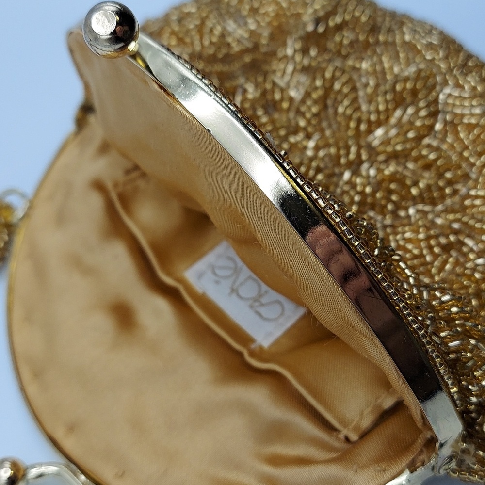 Cache Elegant Gold Beaded Women's Bag, See Photos for sz & wear. - Picture 9 of 13